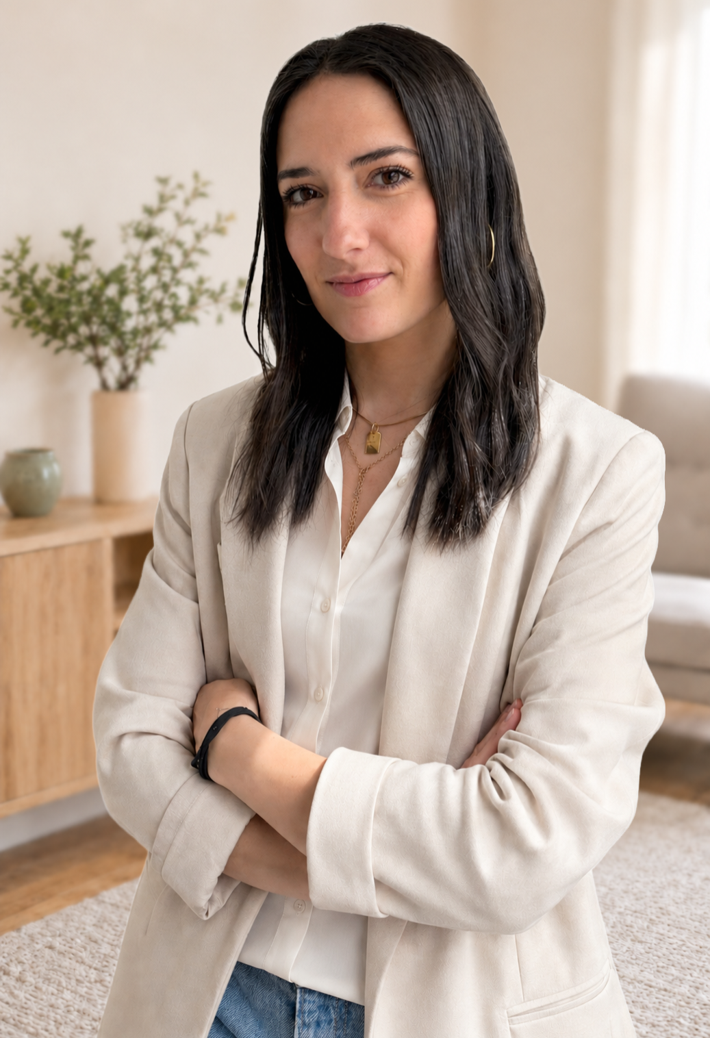 Retrato de Ángela Martín, psicóloga de Naibu